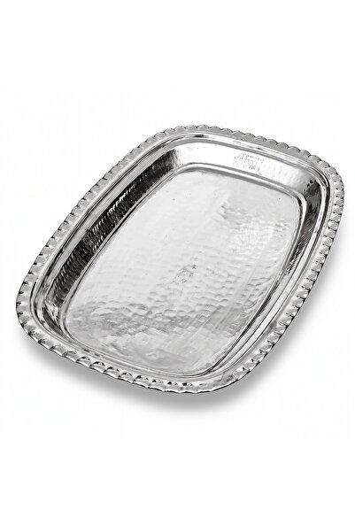 modabakir Rectangular Copper Serving Plate 33 cm