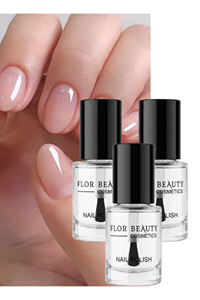flor beauty 3 Pieces Cosmetics Nail Polish