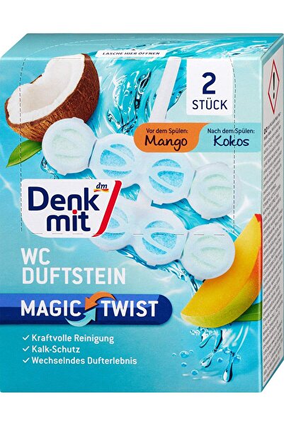 OEM Odorizant toaletă Mango și Cocos, 2 buc