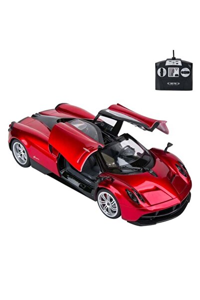 Jumbo Mașină cu telecomandă Huayra Sport, roșie și neagră, 1:14
