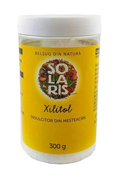 SOLARIS Xilitol indulcitor din mesteacan cristalizat, 300g