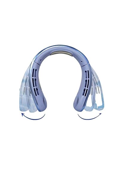 HXD Zoomlion Desselan JKUOO Portable Neck Fan – USB Rechargeable Hands-Free B...