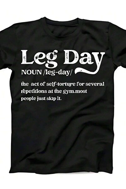 2BIR Leg Day Definition Pump Cover-Oversized Gym Workout T-Shirtt