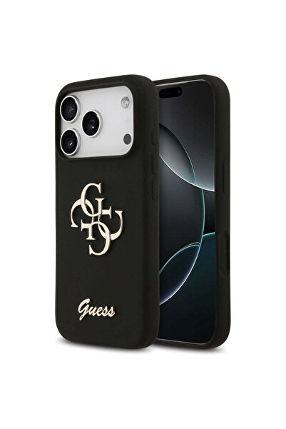 Guess Husă pentru iPhone 17 Pro, din silicon, cu design Big 4G Script (GUHCP1...