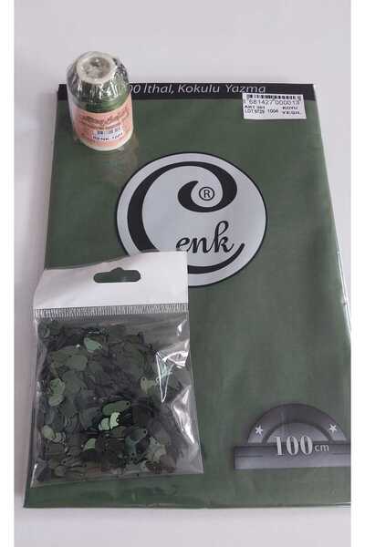 Yeşil damla pul, yazma ipi ve Yazma ile 3 lü set.pul 25gr dır