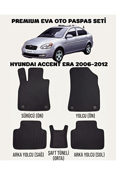8D OTO PASPASI HYUNDAİ ACCENT ERA SERİSİ 2006 - 2012 ARACA ÖZEL PREMİUM EVA P...