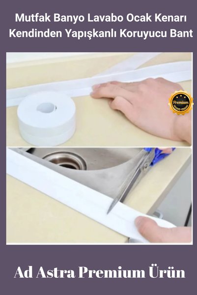 grey cat #Bant Mutfak Banyo Lavabo Ocak Kenarı Kendinden Yapışkanlı Esnek Su ...
