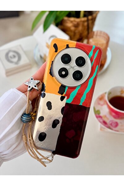 Go Aksesuar Redmi 14C 4g Uyumlu 3D SHİNE Charm LEOPAR Tasarımlı Silikon Kılıf