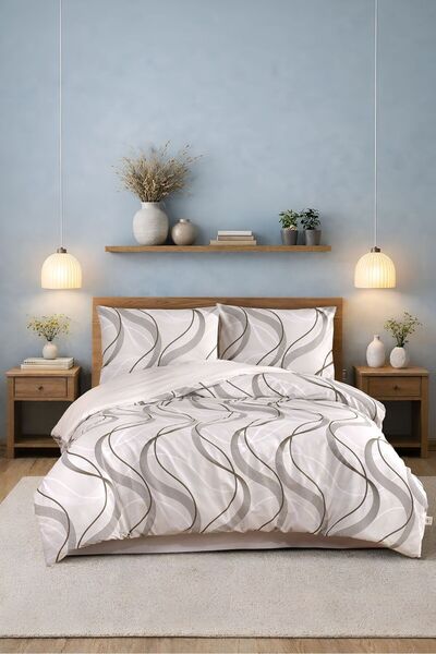 SÜMER 100% Cotton Single Bedding Set - Sahra Rüzgari