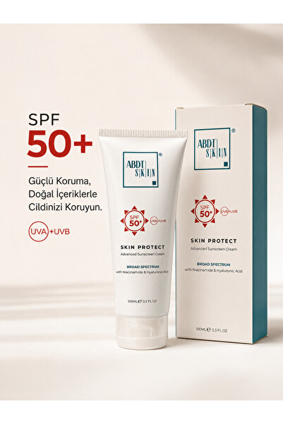 SPF 50+ Yüz Güneş Kremi Geniş Spektrum UVA UVB Koruma