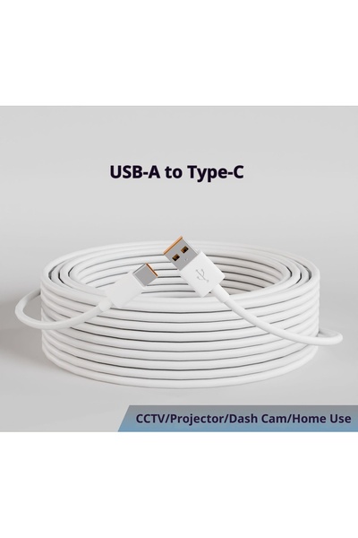 Choice3 كابل شحن USB-C بطول 5 متر بدون علبة، سلك بيانات وشحن طويل للغاية من ا...