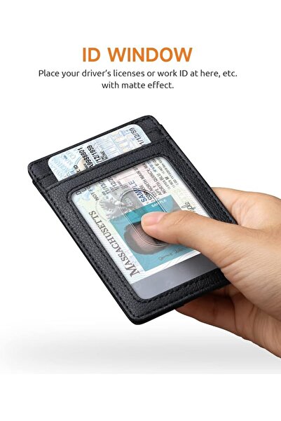 Buffway Mens RFID Blocking Slim Bifold Wallet Minimalist Leather Small Wallet...