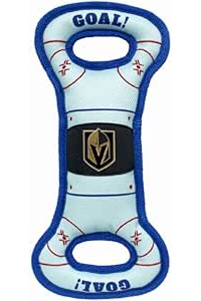Pets First لعبة مضغ وسحب للكلاب على شكل كرة هوكي من NHL New York Rangers، بأل...
