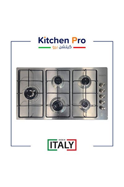 Dec Kitchenpro سطح غاز Kitchen Pro إيطالي مدمج 5 شعلات ستانلس ستيل 304 بشبك إ...