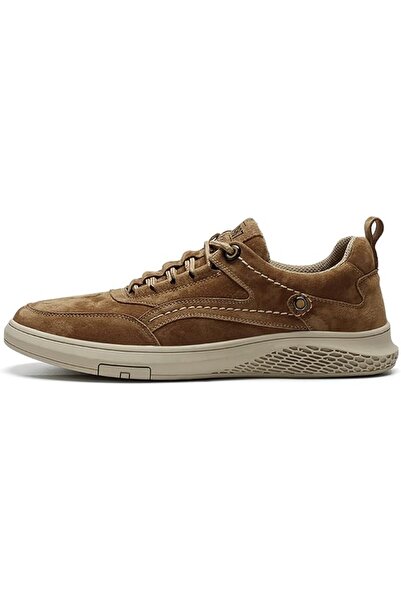 GENERAL Liusu Genuine Leather Men's Running Shoes - Breathable Comfortable Ca...