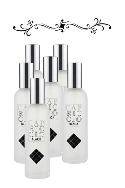 Capriccio 6 قطع عطر أسود 100 مل