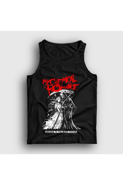 Presmono قميص بلا أسود للجنسين من Black Parade V2 Rock My Chemical Romance 61...