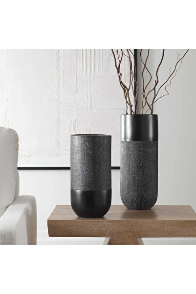 UTTERMOST Woven Shadow Vases, S/2