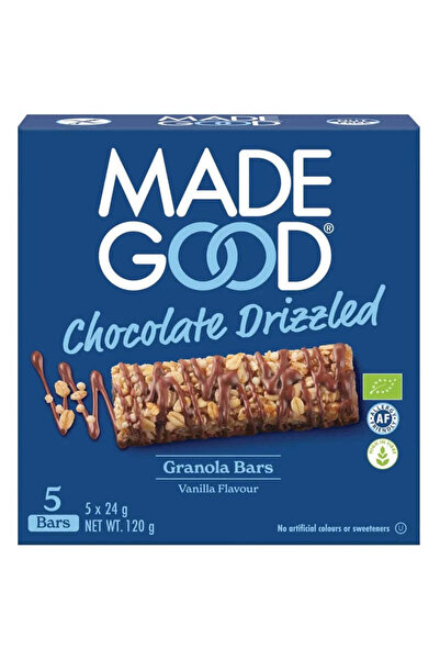 MadeGood Batoane de cereale Muesli Bio cu Ciocolată și Vanilie 120 g