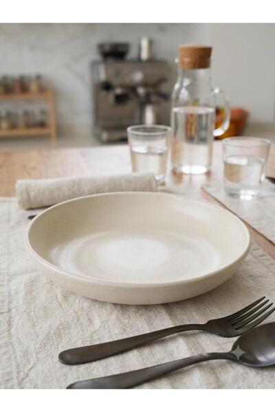 Keramika Nordic 22cm Food-Salad Plate Matte White 2-Pack