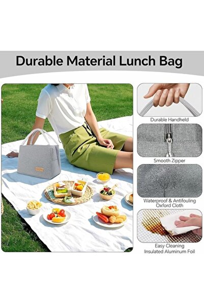 GENERAL Mylindde Lunch Bag, Insulated Lunch Bag for Women Men Kids, Reusable ...