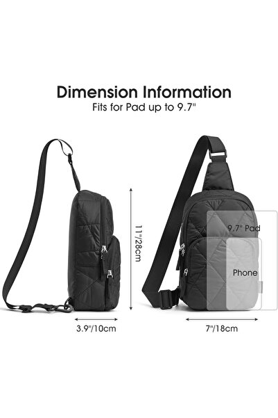 G4Free Small Crossbody Sling Bag for Women | Lightweight Casual Quilted Puffe...