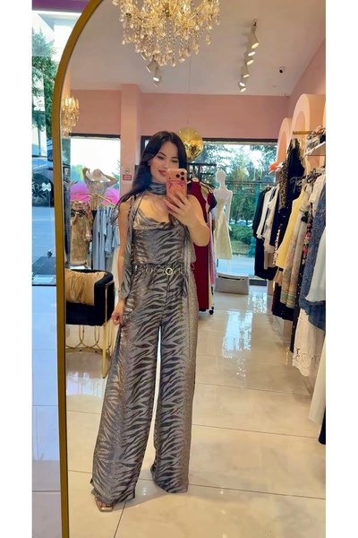 Hatice Altıntaş GRİ ZEBRA TULUM