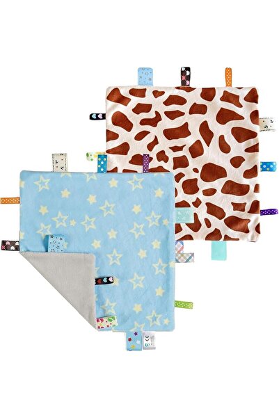 CREVENT 76x102cm Cozy Soft and Warm Mink Baby Blanket with Sherpa Backing, Pa...