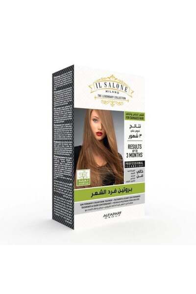 Salon مجموعة فرد الشعر بالبروتين مع زيت الأرغان - عبوة واحدة