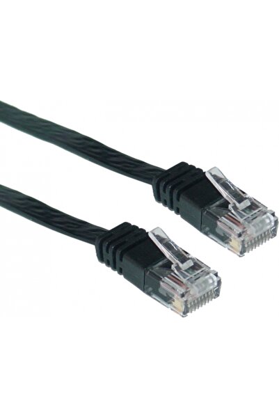 Spacer Cablu UTP Cat5e 1 m negru SP-PT-CAT5-1M-BK