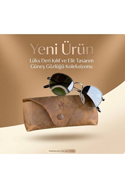 LORİS POLO Genuine Leather Glasses Case – Snap-On Glasses Container, Handmade...
