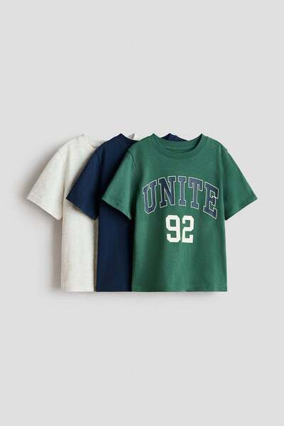 H&M 3-pack cotton T-shirts