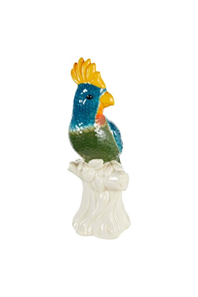 Atmosphera Statuetă Pasăre "Yuca" - Multicoloră, H.25 cm