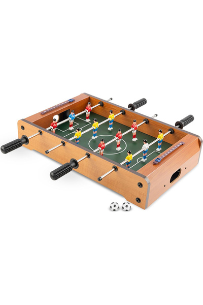 Fitness World High Quality Mini Wooden Foosball Table with 4 Non-Slip Handles...