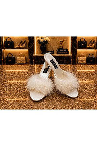 Yevda 203 Heeled Women's Slippers