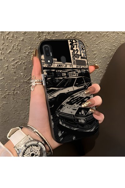 CHICASELUX Samsung Galaxy A30/A20 Compatible Manga Drawing Classic Car Plain ...