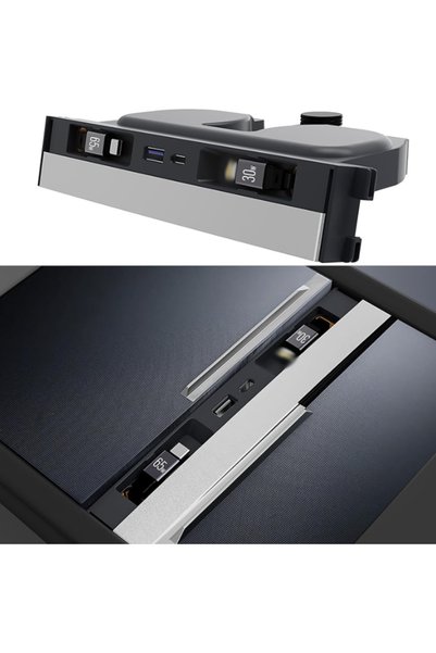 Morvena Picks Adaptor de incarcare rapida pentru Tesla, adaptor consola centrala