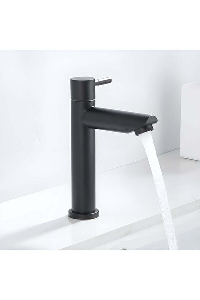 STARSTAR Matte black 7-inch bathroom sink faucet. Single-handle bathroom fauc...