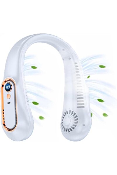 Morvena Picks Ventilator alb pentru gât - Ventilator pentru gât - 5 setări de...