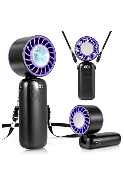 STARSTAR Handheld turbine fan with cooling function, 3 - in - 1 portable hand...