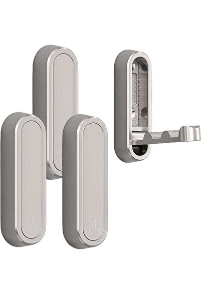 STARSTAR 4-pack foldable wall hooks, 90-degree folding hooks, concealed coat ...