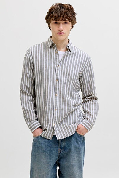 Jack & Jones Men's Long Sleeve Shirt - Summer