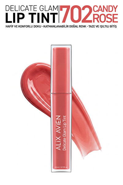 Alix Avien Kalıcı & Suya Dayanıklı Dudak Parlatıcı Tint - Delicate Glam Lip T...