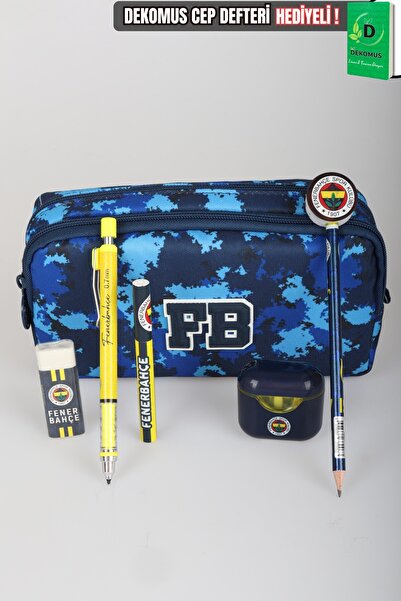 Fenerbahçe X Dekomus Licensed Camouflage Pencil Bag, Pencil with Tip, Pods Pe...