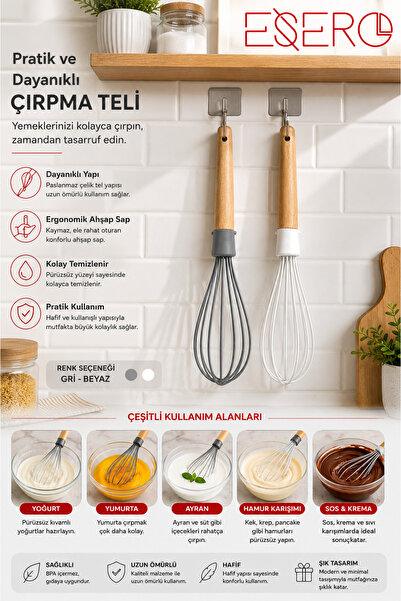 ESERO Add Elegance and Convenience to Your Kitchen with the Silicone Serving Ladle Set of 2