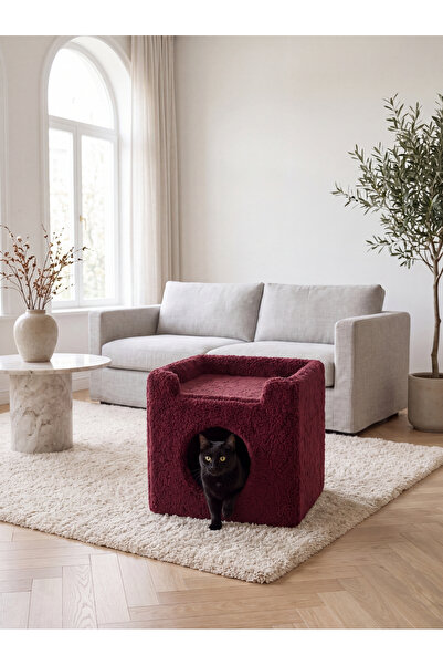 Paris Kedi Evi Bordo