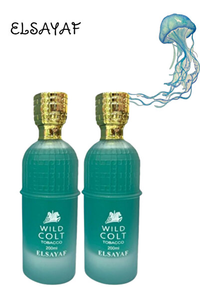 ELSAYAF قطعتان من عطر وايلد كولت توباكو 200 مل