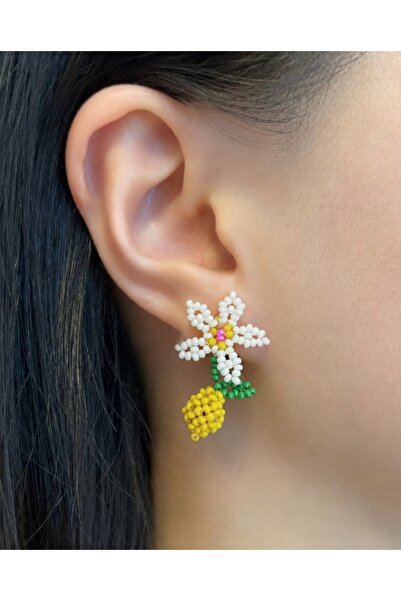 Pötikare Butik Atölye Lemon Flower Earrings