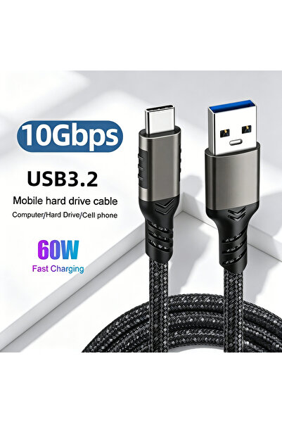choice2 1m USB 3.2 Cable 10Gbps Type A to C Transmission Data Cable for NVME ...