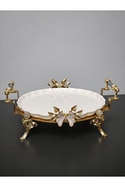 PARILTI HOME COLLECTİON Luxury Custom Laser-Cut Tableware Table Plate Cake Pl...